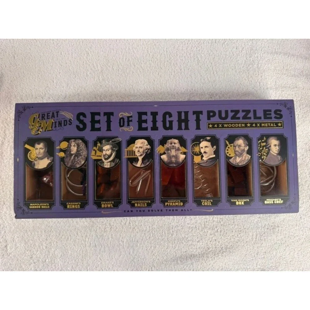 Professor Puzzle Great Minds Set of Eight Puzzles